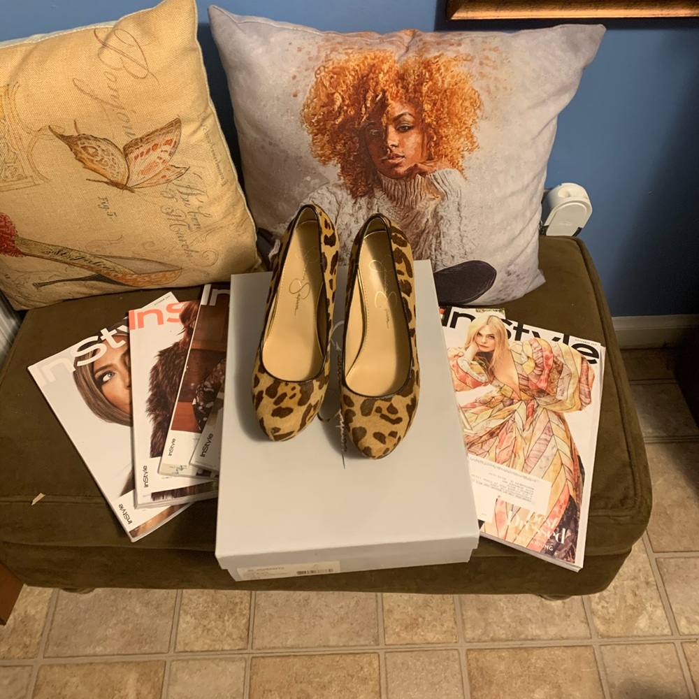 Jessica Simpson Leopard Pumps
